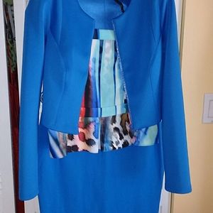 Bebe brand outfit (skirt, jacket and blouse)